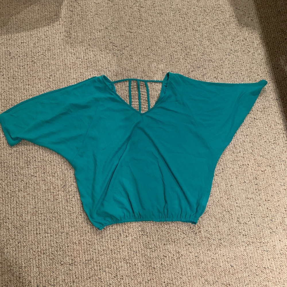 Turquoise shirt